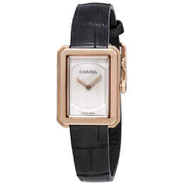 Chanel Boy-Friend Ladies 18K Beige Gold Watch h4886