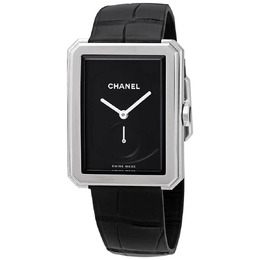 Chanel Boy-Friend Black Dial Ladies Watch h5319