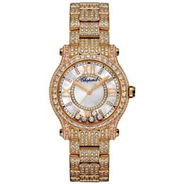 Chopard Happy Sport Automatic Diamond Ladies Watch 274302-5002
