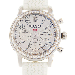Chopard Mille Miglia Chronograph Automatic Diamond White Dial Mens Watch 178588-3001