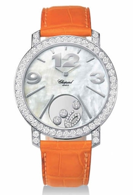 Chopard Happy Diamonds Mother of Pearl Diamond Dial Ladies Watch 207450-0001