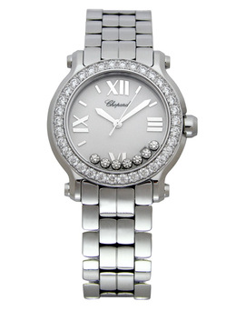 Chopard Happy Sport Floating Diamonds Ladies Watch 27/8478-2001 278478-2001