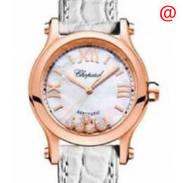 Chopard Happy Sport Automatic White Dial Ladies Watch 278493 5009
