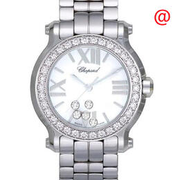 Chopard Happy Sport White Dial Stainless Steel Ladies Watch 278509-3008