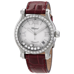 Chopard Happy Sport 36 mm Diamond Automatic Ladies Watch 278559-3003 278559-3003r