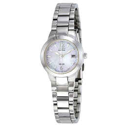 Citizen Silhouette Ladies Watch Mother of Pearl Dial Stainless Steel EW1670-59D