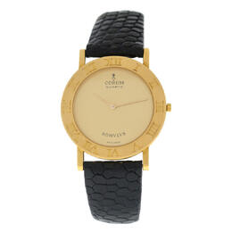 Pre-owned Corum ROMVLVS Quartz Gold Dial Mens Watch 50.501.56