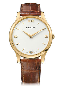 Chopard L.U.C Classic XP White Dial Rose Gold Mens Watch 161902-5001