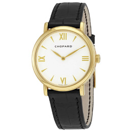Chopard Classic Hand Wind White Dial Mens Watch 163154-0201