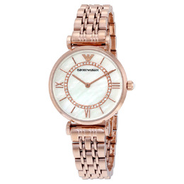 Emporio Armani Classic Mother of Pearl Dial Ladies Watch ar1909