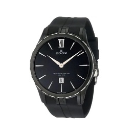 Edox Grand Ocean Quartz Black Dial Mens Watch 27033 357n nin