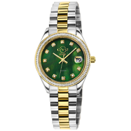 GV2 Gevril Turin 12428B - Diamond Mother of Pearl Dial Ladies Watch