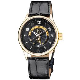 Gevril Giromondo Quartz Black Dial Mens Watch 42306