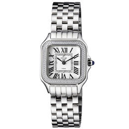 Gevril Milan Quartz White Dial Ladies Watch 12110B