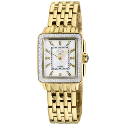 Gevril Padova Gemstone Diamond Mother of Pearl Dial Ladies Watch - Ref No. 12331B