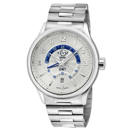 Gevril Giromondo Mens Quartz Silver Dial Watch 42301B