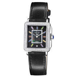 Gevril Padova Gemstone Quartz Diamond Ladies Watch (Model Number: 12330)