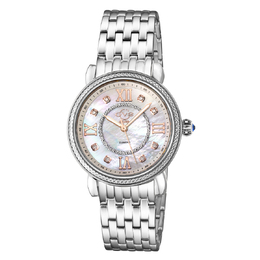 Gevril Marsala Quartz Diamond Ladies Watch 9860b
