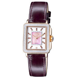 Gevril Padova Gemstone Diamond Mother of Pearl Dial Ladies Watch 12336 GV2