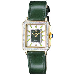 GV2 Gevril Padova Gemstone Diamond Mother of Pearl Dial Ladies Watch