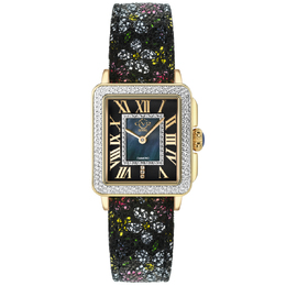 Gevril Padova Floral Mother of Pearl Dial Ladies Watch 12307F