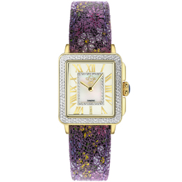 Gevril Padova Floral Mother of Pearl Dial Ladies Watch 12305F