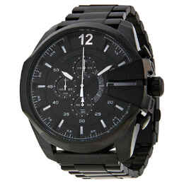 Diesel Mega Chief Chronograph Black Dial Mens Watch dz4283