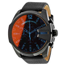 Diesel Mega Chief Chronograph Black Dial Mens Watch dz4323