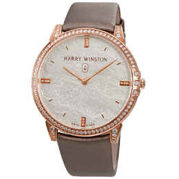 Harry Winston 18K Rose Gold Diamond Ladies Watch midqhm39rr004