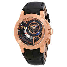 Harry Winston Ocean Dual Time Black Dial Automatic Mens Watch oceatz44rr011