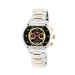 Equipe Dash Mens Watch E705 - Analog Chronograph with Twin Tone Bracelet