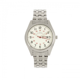Elevon Gann White Dial Mens Watch ele106-1