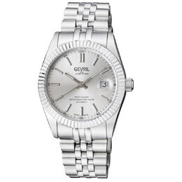 Gevril West Village Automatic Silver Dial Mens Watch 48902