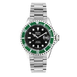 Gevril Wallstreet Automatic Black Dial Mens Watch 4852a