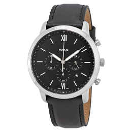 Fossil Neutra Chronograph Quartz Black Dial Mens Watch fs5452