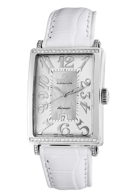 Gevril Avenue of Americas Automatic Diamond Silver Dial Ladies Watch 6209nt