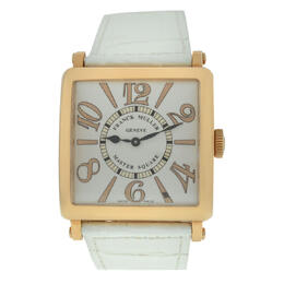 Pre-owned Franck Muller Master Square Quartz White Dial Mens Watch 6002 h qz rel 6/6