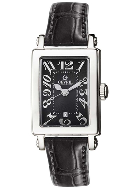 Gevril Super Mini Black Dial Ladies Watch 8042n