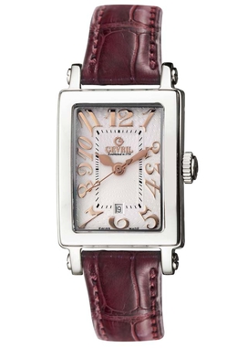 Gevril Avenue of Americas White Dial Ladies Watch 8045r