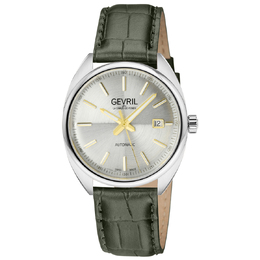Gevril Five Points Automatic Silver Dial Mens Watch 48702a