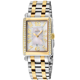 Gevril Avenue of Americas Mini Diamond Quartz Ladies Watch 7544yeb