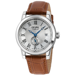 Gevril Madison Automatic Silver Dial Mens Watch 2502l