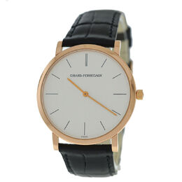 Pre-owned Girard-Perregaux Perregaux Classique Elegance Hand Wind White Dial Mens Watch 47620-0-52-111