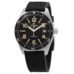 Glashuette Original SeaQ Automatic Mens Watch 1-39-11-06-80-06 Black Dial