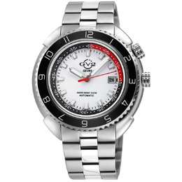 GV2 Gevril Squalo White Dial Mens Watch 42400