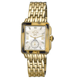 Gevril Bari Tortoise Diamond Mother of Pearl Dial Ladies Watch 9246b
