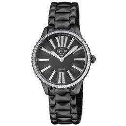 Gevril Siena Quartz Black Dial Ladies Watch 11724
