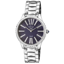 Gevril Siena Quartz Blue Dial Ladies Watch 11722