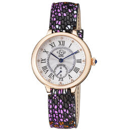 Gevril Rome Quartz White Dial Ladies Watch 12201s