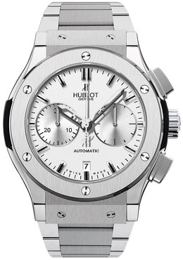 Hublot Classic Fusion Chronograph Automatic Silver Dial Mens Watch 520.nx.2610.nx